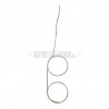 Wall Mount Loop - Straight 304 Stainless