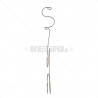 Wall Mount Loop - Straight 304 Stainless