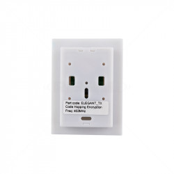 Sherlo Elegant Wallmount Transmitter 100m Range Code Hopping 403MHz