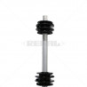 Fence Pole - 6Line Round Galvanised BB