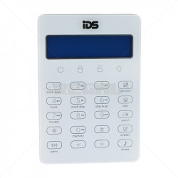 IDS XSeries Soft Touch White LCD Keypad