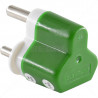 Clearline Mains Protect 16A Std Plug LED (Green)