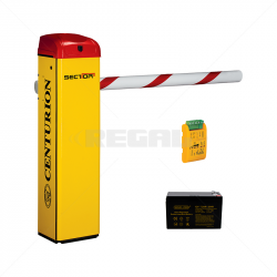 Centurion Traffic Barrier SECTOR II Boom 4.5m MSteel Loop Det + Pole