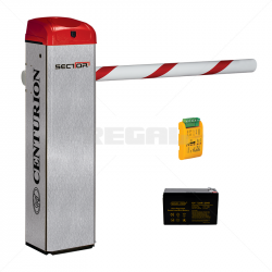 Centurion Traffic Barrier SECTOR II Boom 3m 316SS incl Loop Det + Pole