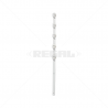 Nemtek Fence Pole  - 6Line Flat Bar Straight White