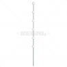 Nemtek Fence Pole  - 6Line Round Galvanised WB