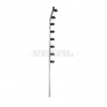 Nemtek Fence Pole  - 8Line Square Tube Golf Jurassic Galvanised BB