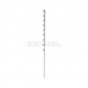 Nemtek Fence Pole - 10Line Square Tube Straight White