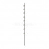 Nemtek Fence Pole  - 8Line Round Bar White