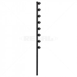 Nemtek Fence Pole-8L SQT Juras Galv P/Coat Straight B/B