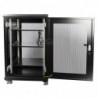 Cabinet 18U Floor Standing 600x800mm incl 4 Fans 3 Shelves