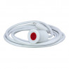 Thumb Switch 1.8m Cable with RCA Plug - Sherlo Nurse Call