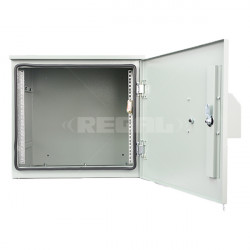 Cabinet 9U Wall Mount Outdoor 600x450mm IP55 Grey