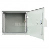 Cabinet 9U Wall Mount Outdoor 600x450mm IP55 Grey