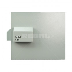 Cabinet 9U Wall Mount Outdoor 600x550mm IP55 Grey