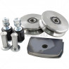 Gate Wheel Kit - 100mm V-Profile