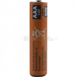 BATT - 1.5V AAA Duracell Alkaline 44mm x 10mm