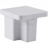 PVC - 16 x 25 End Cap - White