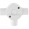 CONDUIT PVC - 25mm 3 way box - With Lid+Screw