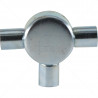 CONDUIT Bosal - 25mm 3 Way box Galv - Complete