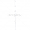 Fence Pole - 5Line Round White