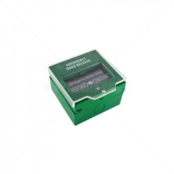 Securi-Prod Green Call Point - Break Glass